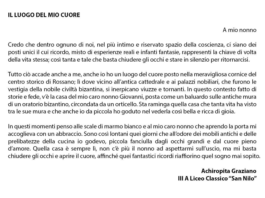 9 I COLORI DELLE EMOZIONI - Ancora di parole: un porto aperto alle