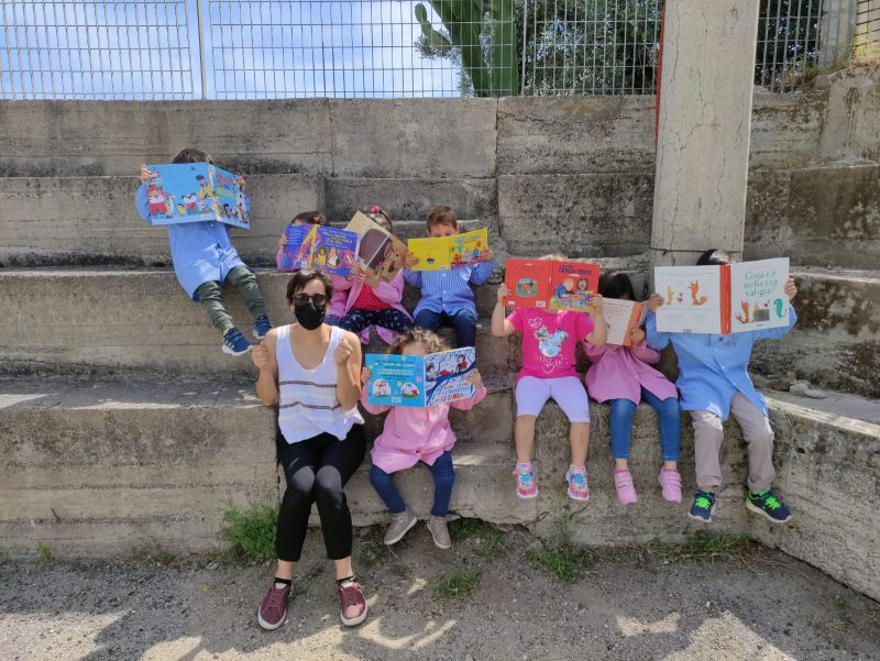 bibliocamper, letture per bambini, scuola, àncora di parole, corigliano rossano, piragineti