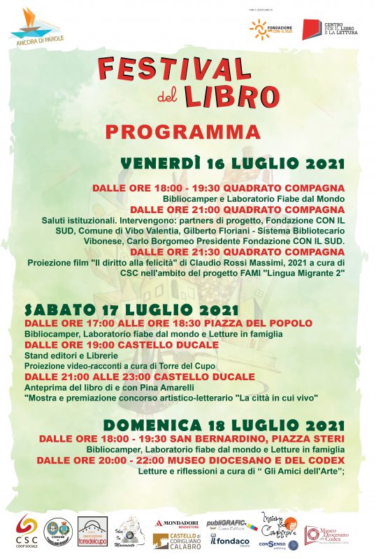 FESTIVAL DEL LIBRO DI CORIGLIANO ROSSANO