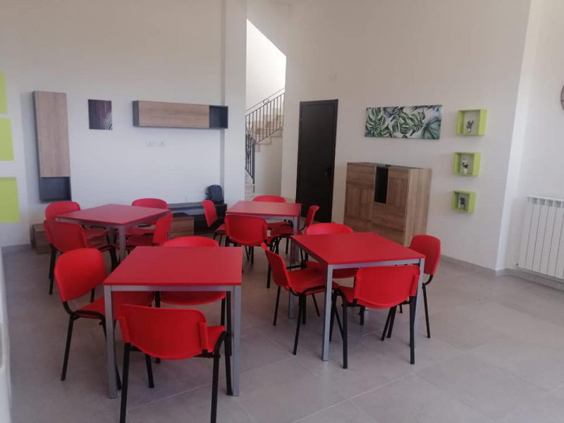 La sala da pranzo