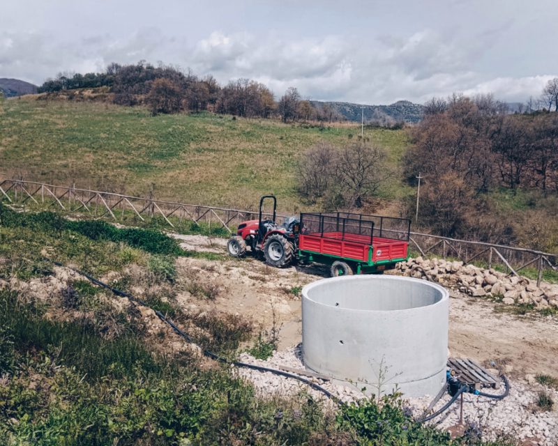 Pozzo a CometaPark per irrigare le piante